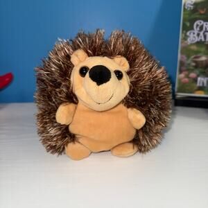 Spark Create Imagine Hedgehog Plush 6” Stuffed Animal EUC Cute Woodland Toy